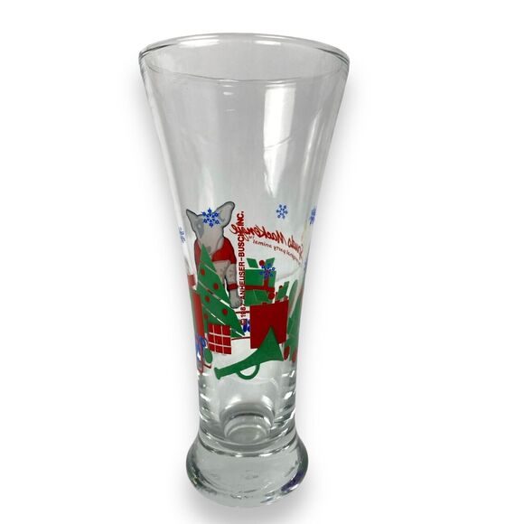 Bud Light Vintage Christmas Spuds Mackenzie Tall‎ Beer Glass Vintage MUGS - Picture 4 of 7
